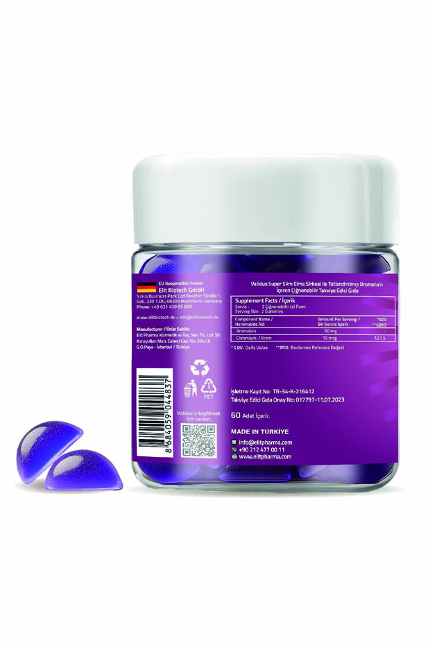 Apple Cider Bromelain 60 Gummies - 2