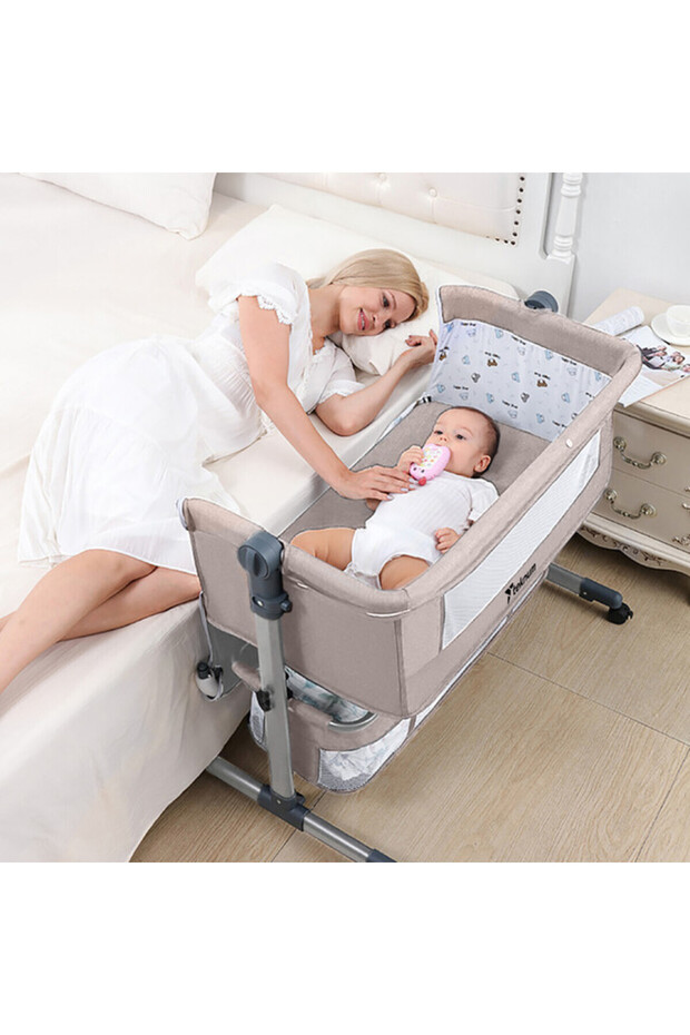 سرير بجانب السرير - عاجي - 2