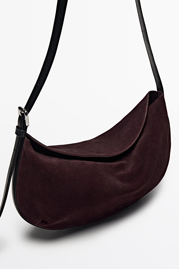 Süet omuz çantası - 3