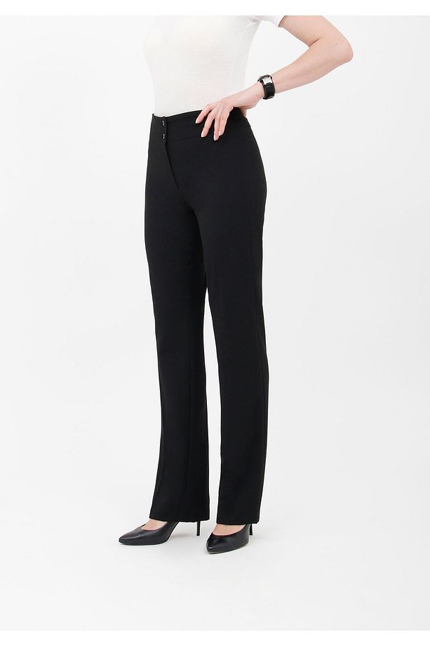 Yüksek Bel Boru Paça Maxi Boy Pantolon - 1