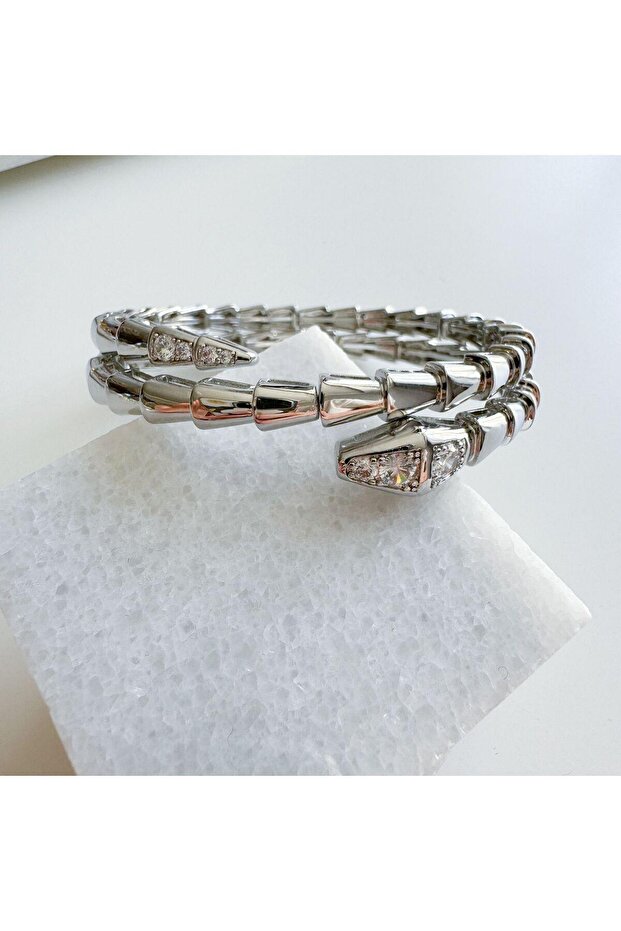 Çelik snake bileklik - 1