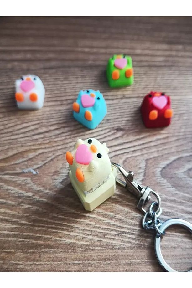 Sevimli Kuş Keycap – Mekanik Klavye İçin Renkli Özel Tuş 🎮⌨️ - 4