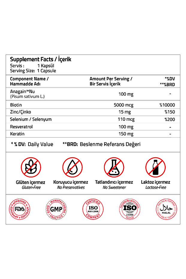 Anagain Nu 100 Mg 30 Capsules - 3