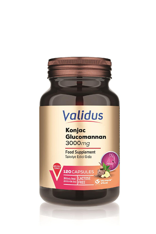 Glucomannan 3000 Mg 120 Capsules - 1