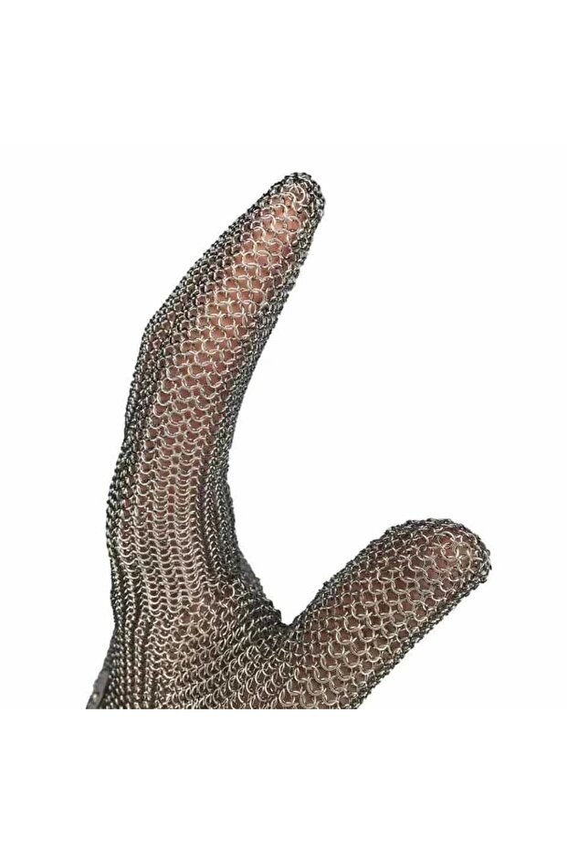 Çelik Kasap Eldiven | Çelik Eldiven Kırmızı (M) (EL-K2M) - 6