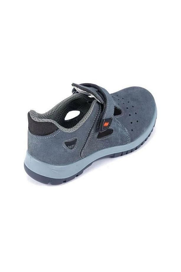 Jeriko 234-01 S1 Src Süet Deri Çelik Burun Sandalet Tip Yazlık Iş Ayakkabısı - 3