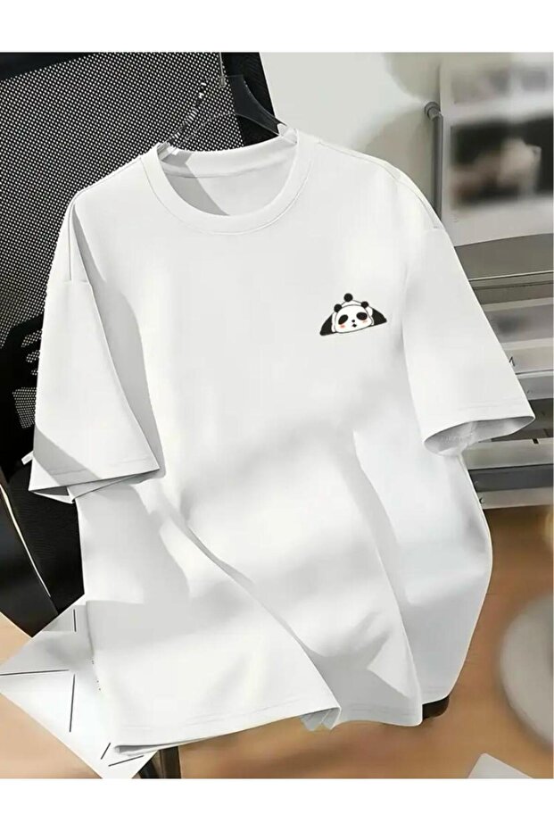 تي شيرت أساسي بطبعة باندا - 1