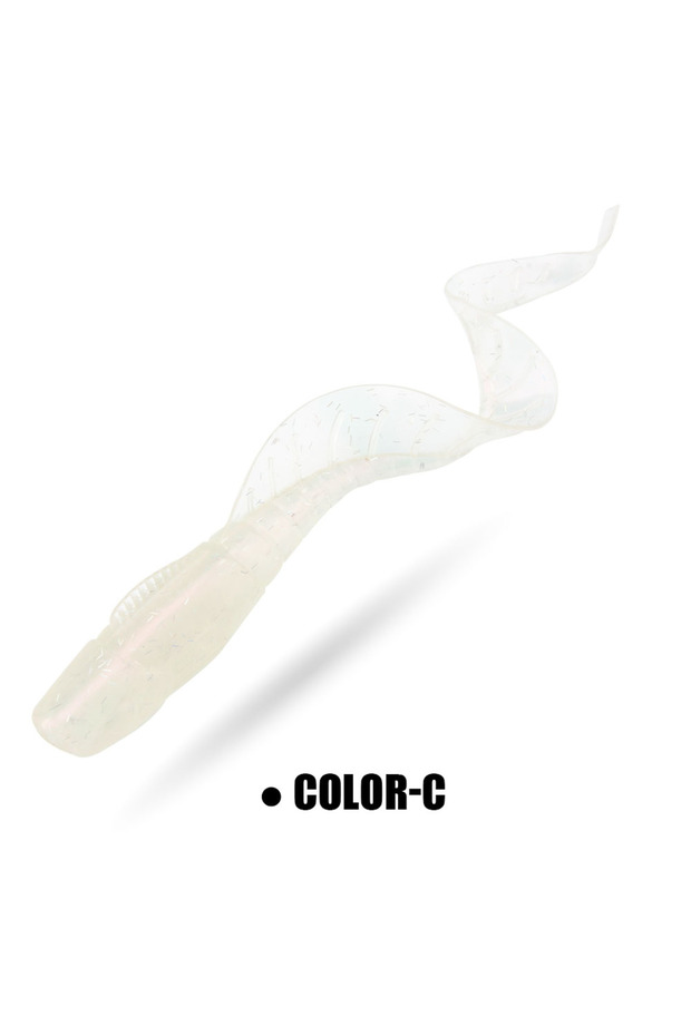 طُعم صيد ناعم Color-C Spinpoler بطول 16 سم، 3 قطع، طُعم صيد طويل الذيل، طُعم صناعي كبير، طُعم متذبذب