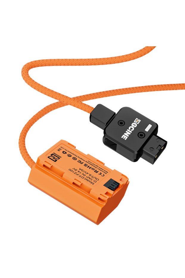 D-Tap to NP-FZ100 ZGCINE DT-FZ100 D-Tap to NP-FZ100 Dummy Battery with Braided Wire DC Coupler Acces