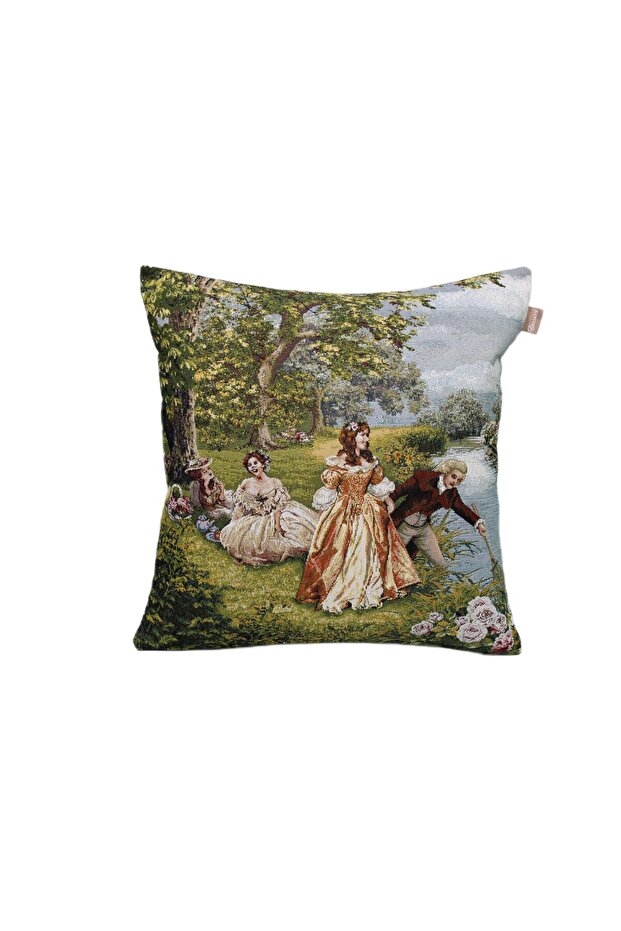 Faye a Jakarli Woven Tapenstry Decorative Humanized Renaissance Kirlent 45*45