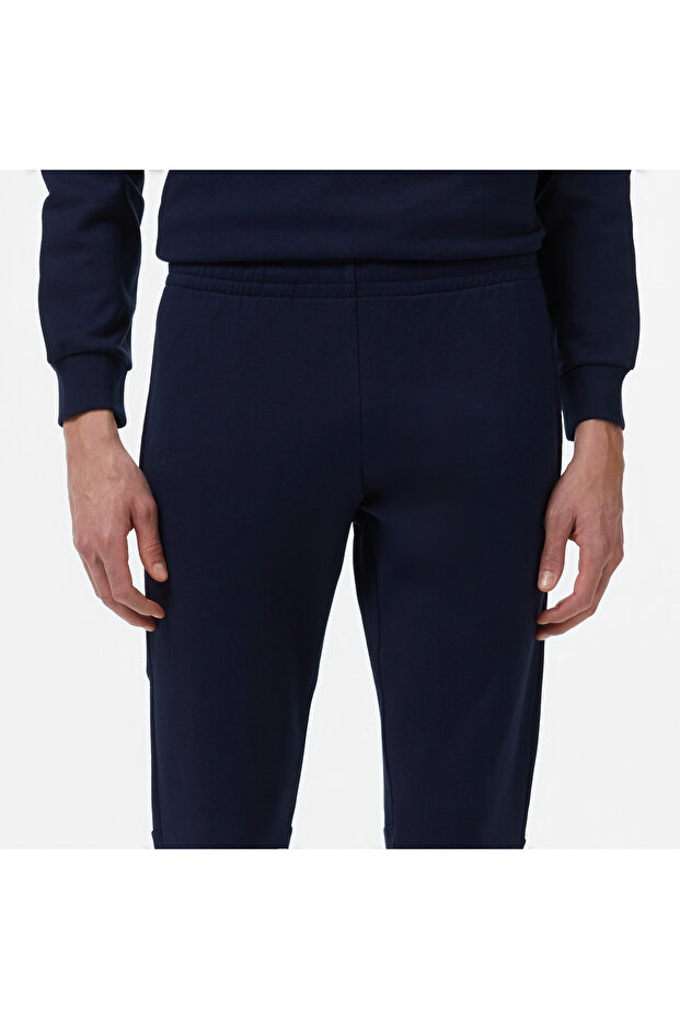 Erkek Slim Fit Organik Pamuk Lacivert Eşofman Altı - 4