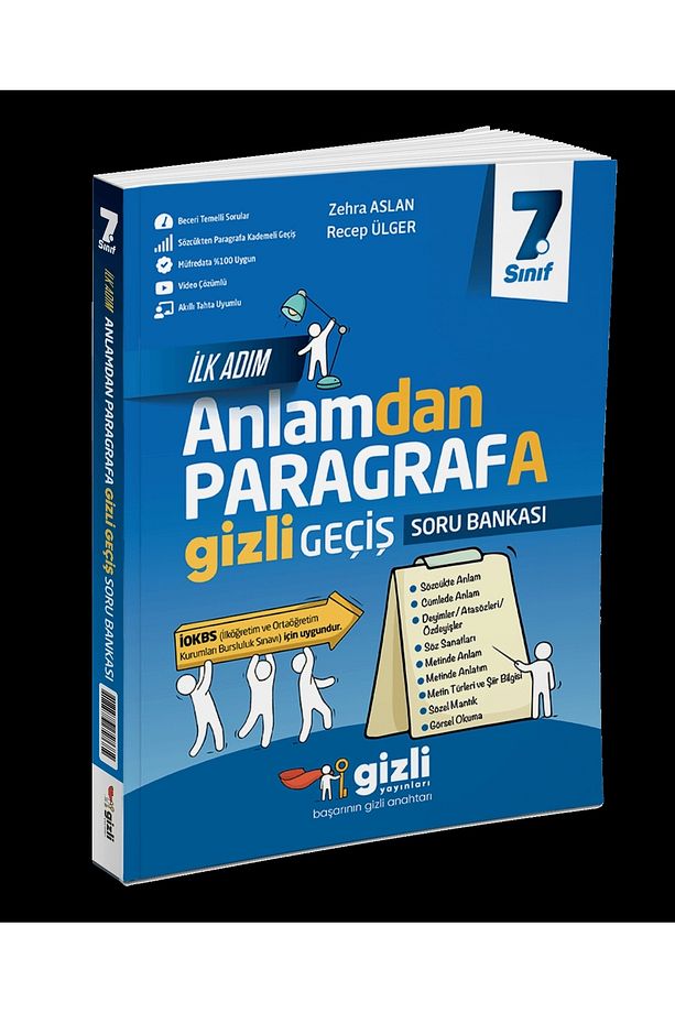 7. Sınıf Ilk Adım Anlamdan Paragrafa Gizli Geçiş Soru Bankası - 1