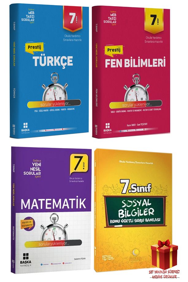 Günay Yayınları 7. Sınıf Sosyal Bilgiler Soru Bankası+Başat 7. Sınıf  Sosyal Bilgiler Yaprak Test - 1