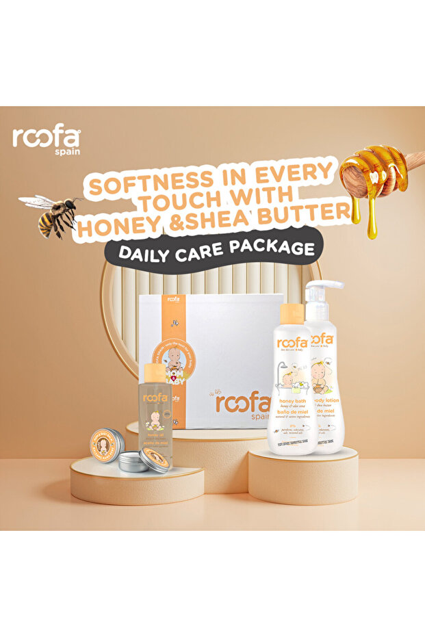 Natural Honey Baby Welcome Gift Set For Newborns & Babies With Sensitive Skin