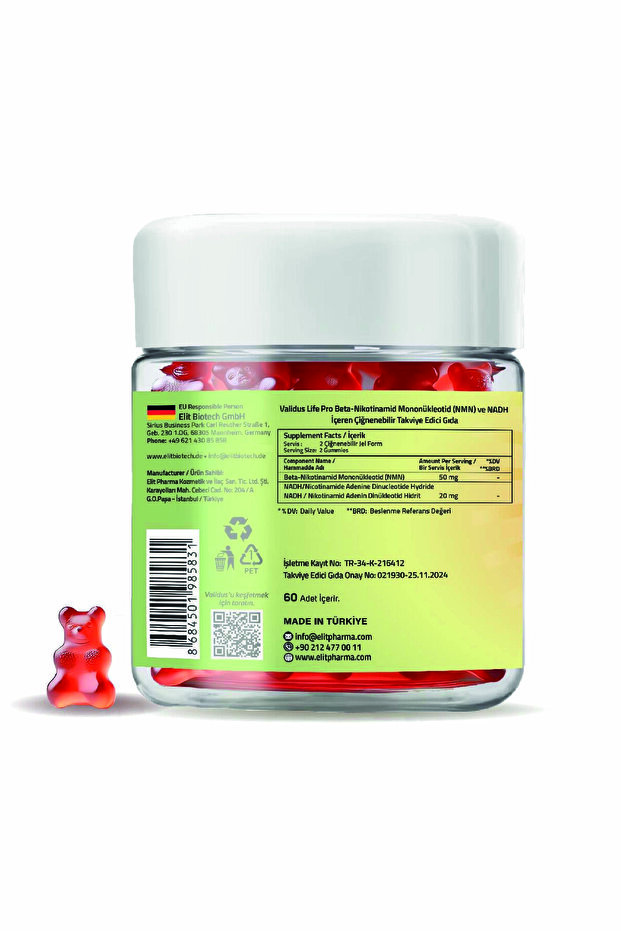 Nmn 50 Mg Nadh 20 Mg 60 Gummies - 2