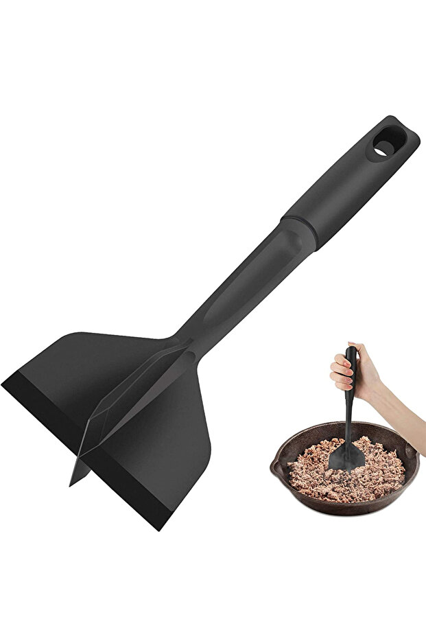LMETJMA Meat Chopper Premium Heat Nylon Resistant Meat Masher Hamburger Chopper Potato Beef Smash...