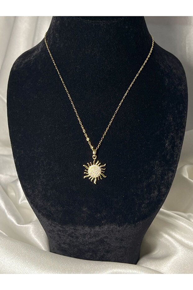 TAŞLI GÜNEŞ KOLYE - 2