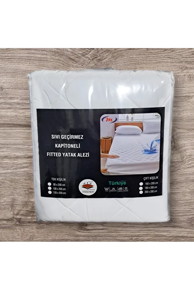 Tek Kişilik 100x200 Sıvı Geçirmez Fitted  Kapitoneli Yatak Alezi - 2