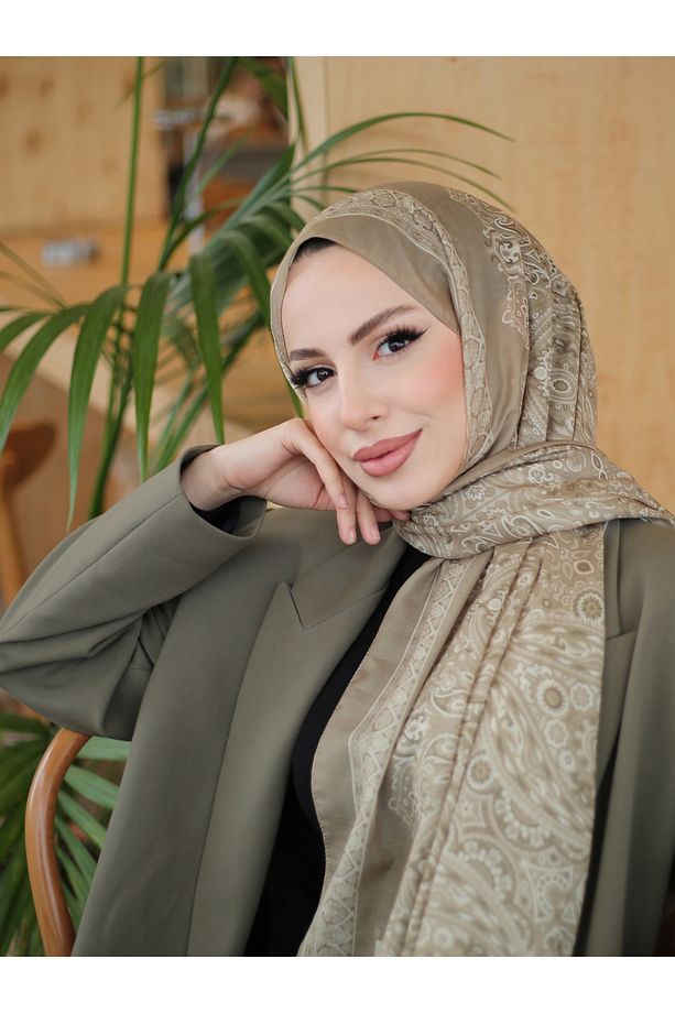 Arya Desen Hint Pamuk Şal - 3