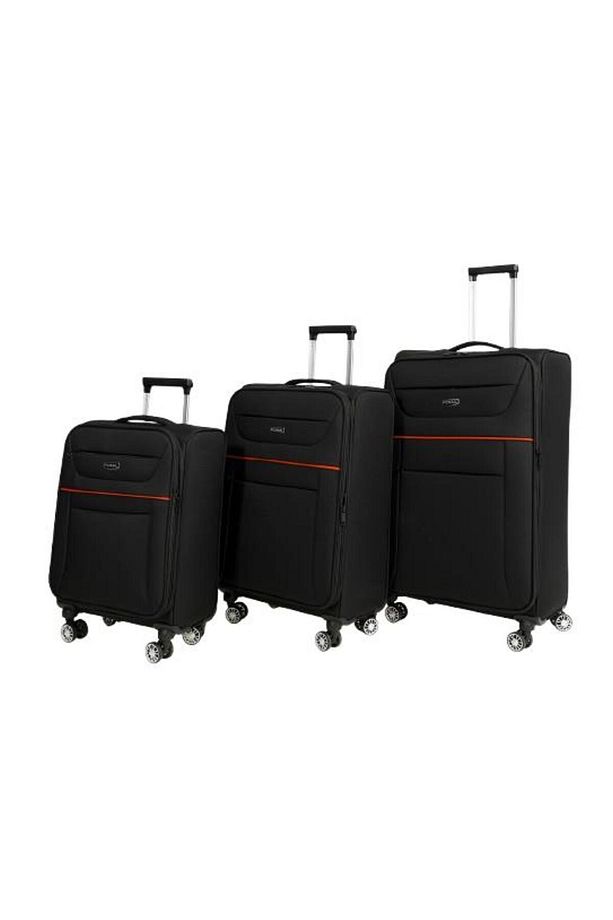 Siyah Unisex 3'Lü Valiz Seti Fsl0012-2025 4 Tekerlekli - 1