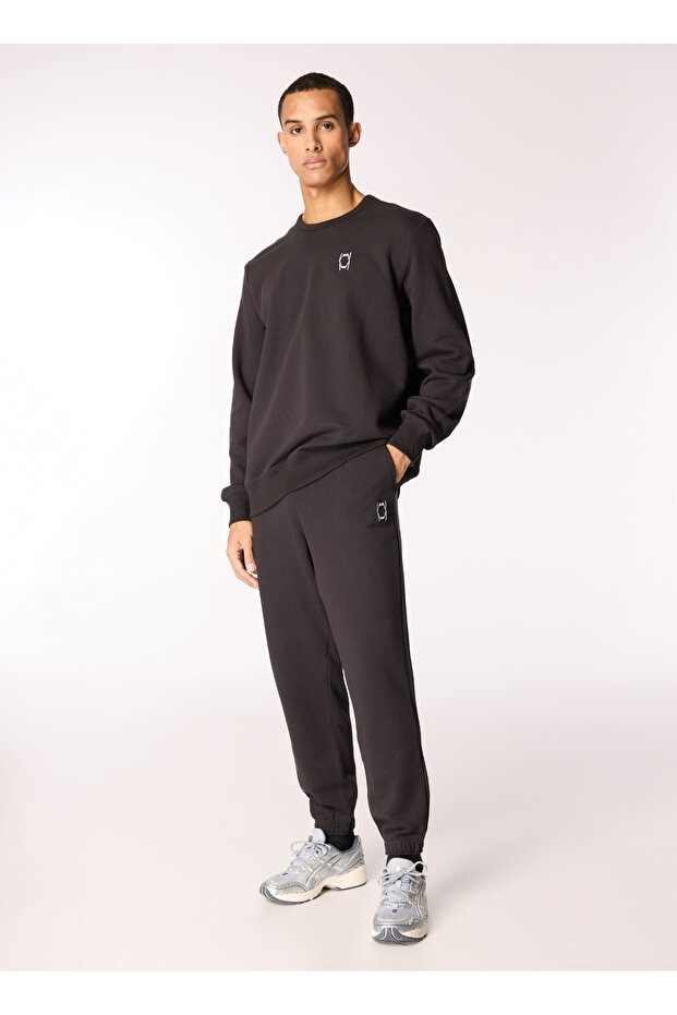 Sweatshirt, S, Siyah - 1