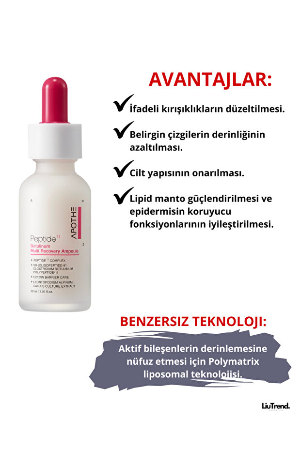 Peptide 11 Botulinum Multi Recovery Ampoule 30 ml Botulinli lipozomal çoklu ampul - 3
