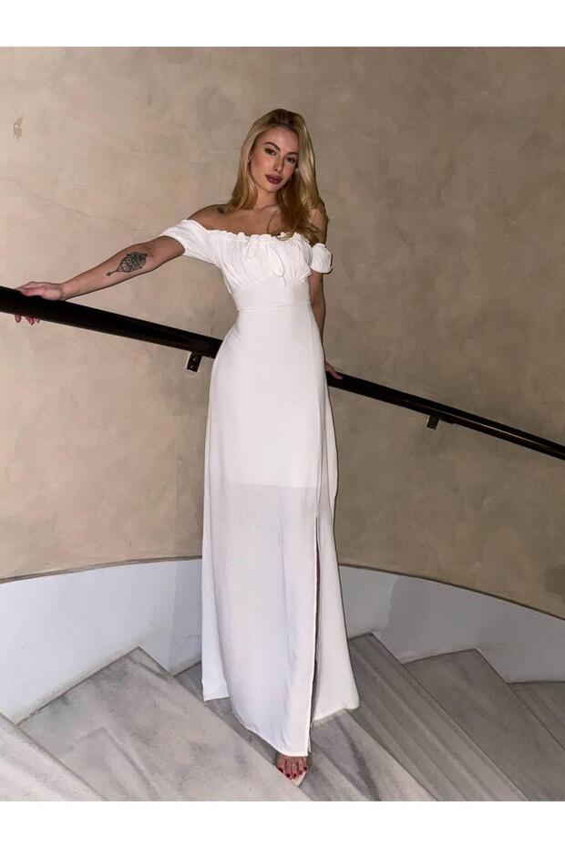 Rochie Aerobin cu deschidere maxi - 1