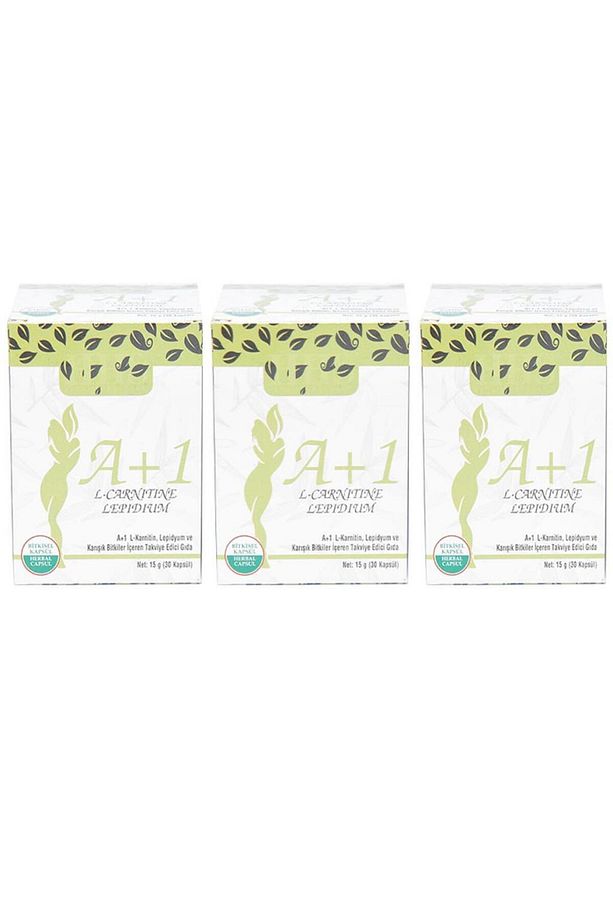 Hhs A1 L-carnitine Lepidium A 1 Bitkisel 30 Kapsül X 3 Adet Kutu - 3