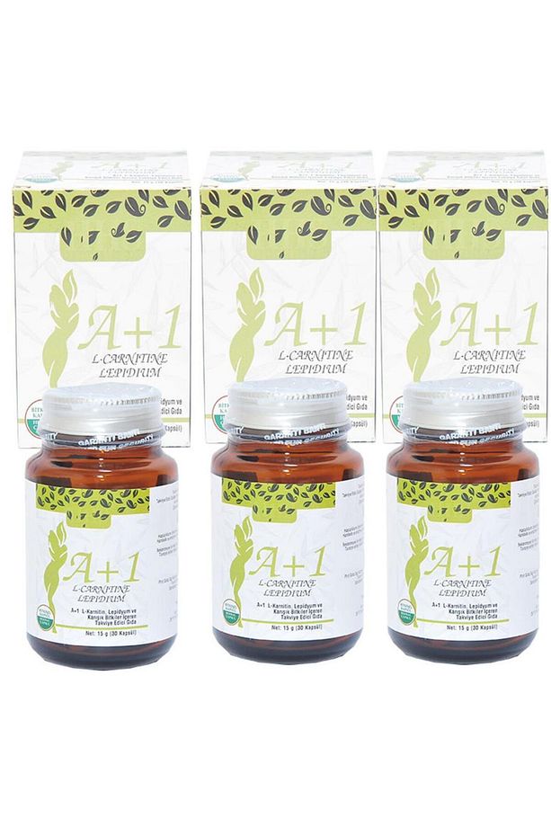 Hhs A1 L-carnitine Lepidium A 1 Bitkisel 30 Kapsül X 3 Adet Kutu - 4
