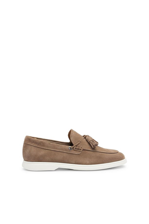 Püskül Süslemeli Süet Slip-on Mokasen Ayakkabı - 2