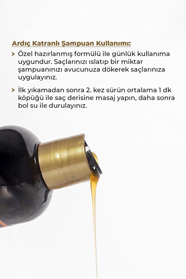 Ardıç Katranlı Doğal Şampuan 400 ml - 6