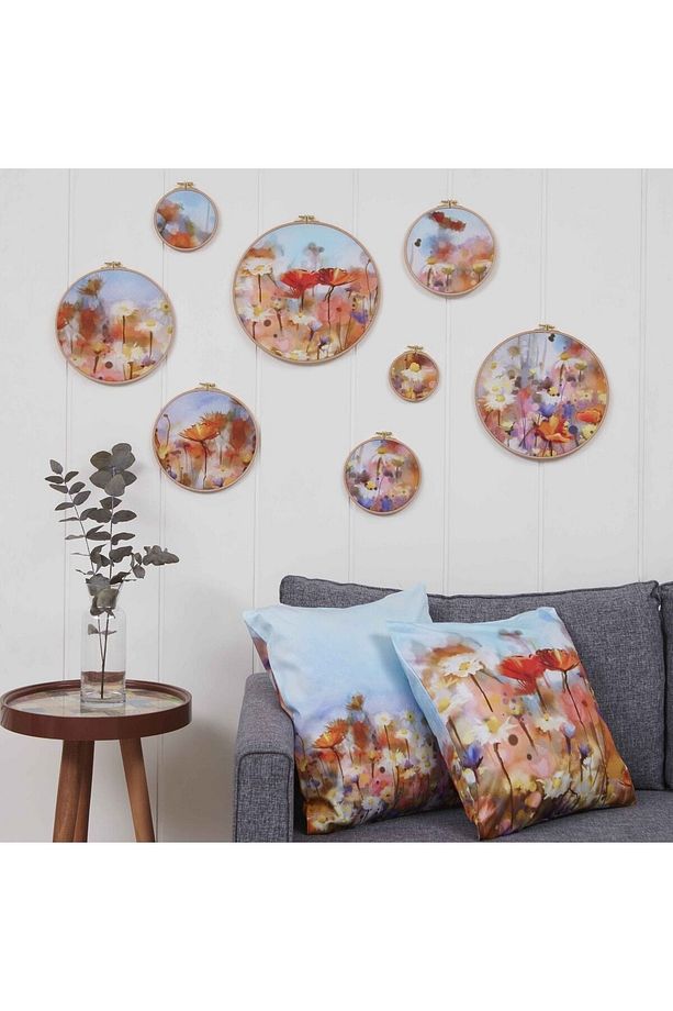 Gelincik Tablosu, Duvar Süsü, Modern Resim Tablosu, Kırmızı Tablo, Mutfak Duvar Süsü, Salon Tablosu - 1