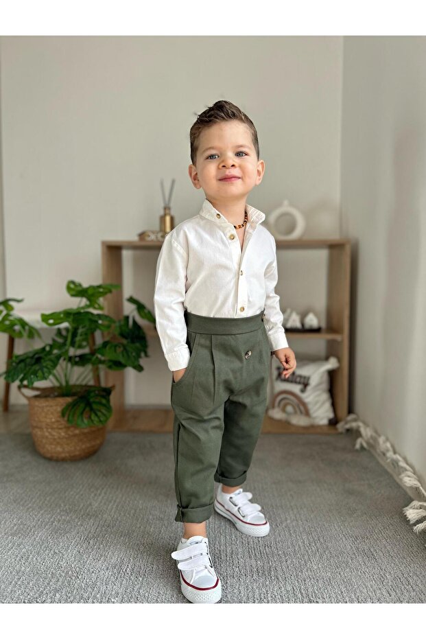 favorimkids Yeşil Pamuklu Takım 2 Lİ ALT ÜST