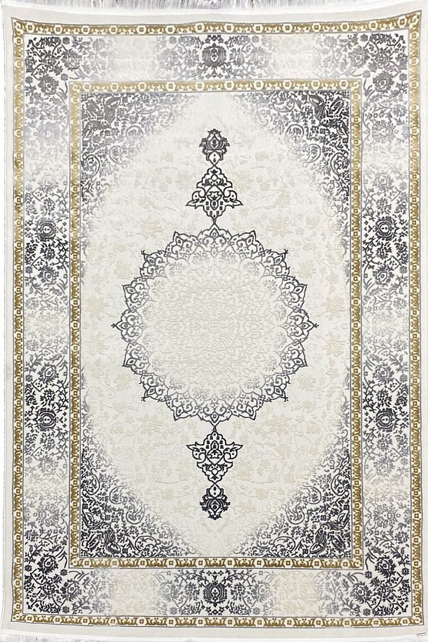 4 Metrekare - 6 Metrekare Modern Kalın Sık Dokuma Salon Ve Oturma Odası Halısı Antialerjik Gold - 3