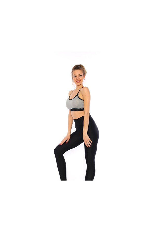 Shiny Disco High Waist Recovery Knitted Leggings Missta2530