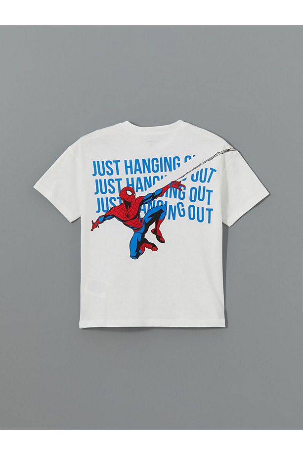 Yeni Sezon Spider-man Baskili Erkek Bebek Tisort ve Sort 2'li Takim - 4