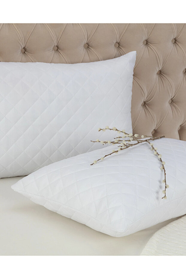 Raison 2 csomagos steppelt párnaágy - fehér - 50x70 cm - 3