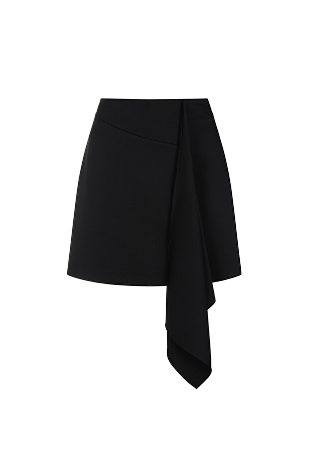 Volanlı Mini Etek - 2