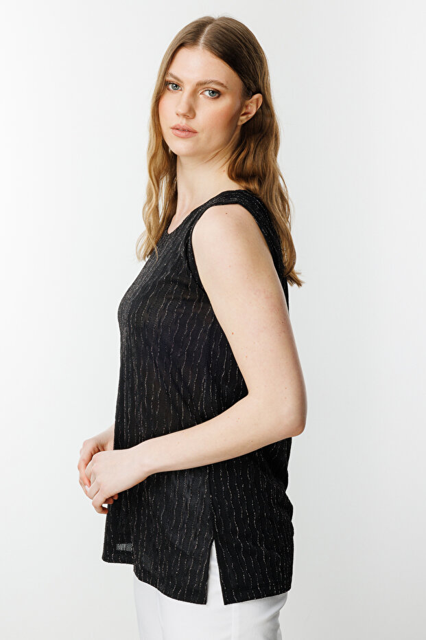 Simli Kolsuz Bluz - 2