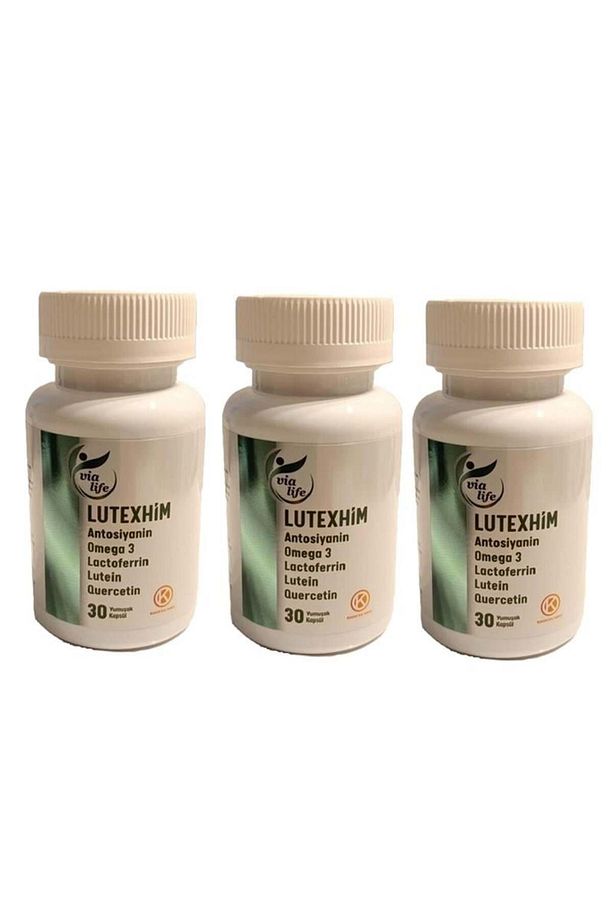 Lutexhim Lactoferrin, Antosiyanin, Omega 3, Quersetin, Lutein, Zeaksantin 30 Soft Jel - 3'lü - 2