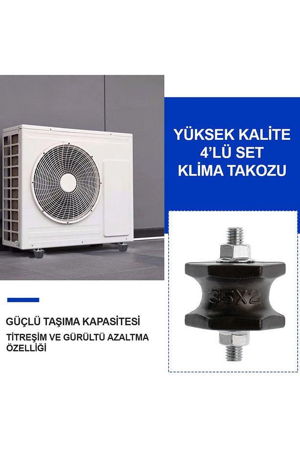 Klima Dış Ünite Takozu - 4 adet - 7
