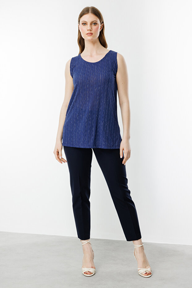 Simli Kolsuz Bluz - 3