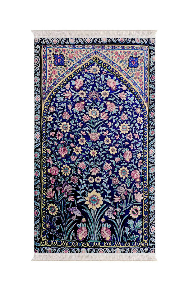 Mor Kapitone Süngerli Seccade - 1