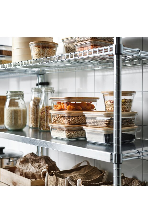 غطاء، دائري/خيزران - 4