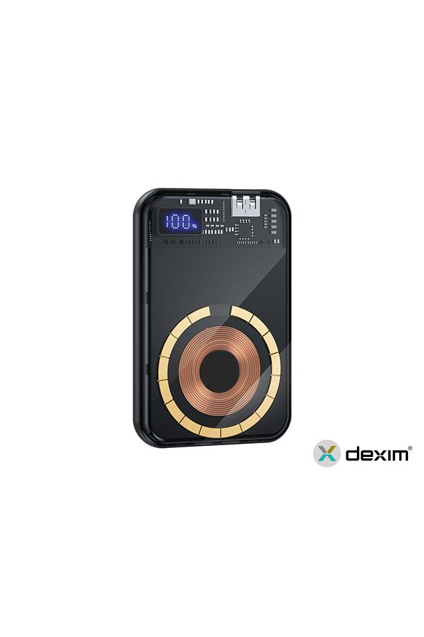 S5 10.000mah Şeffaf Magsafeli Hızlı Şarj Powerbank Taşınabilir Şarj Cihazı - 1