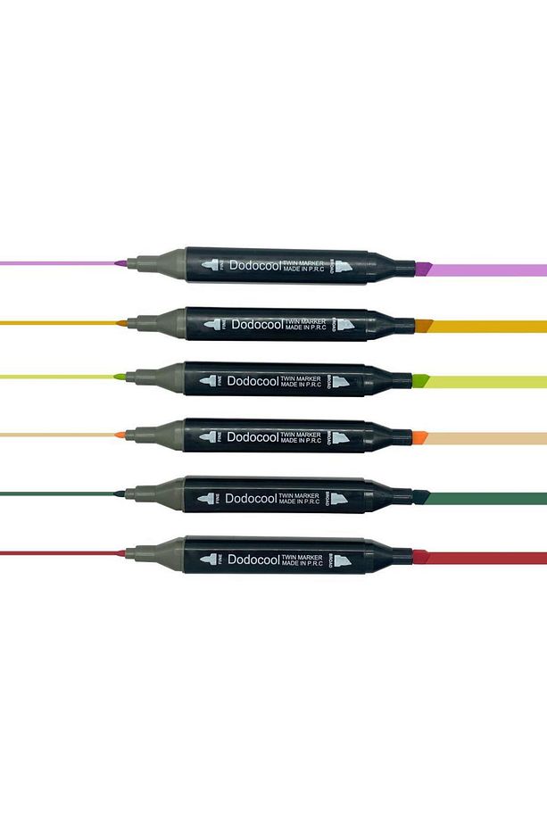 36’lı Çift Uçlu Touch Marker Art Tasarım Kalem Seti Ithal Ürün - 7