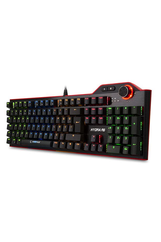 Hydra R6 Full Color Rgb Led Gaming Pro Blue Switch Mekanik Klavye - 3