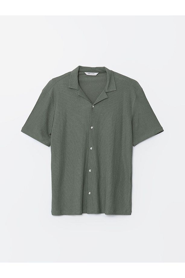 LCW Vision Regular Fit Kısa Kollu Erkek Gömlek - 1