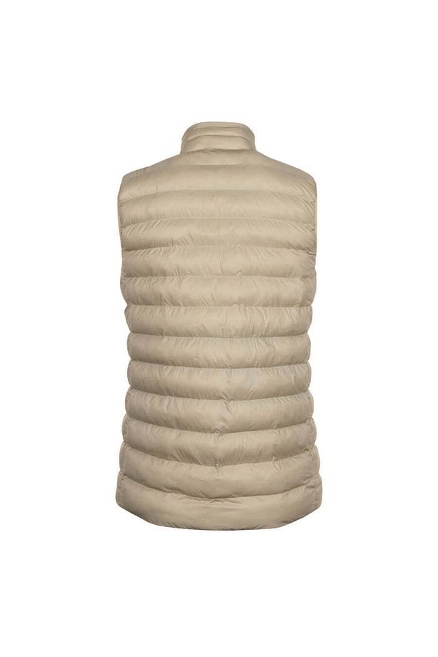 Erkek Kapitoneli Regular Fit Fermuarlı Bej Yelek MW0MW37677-RBT - 2