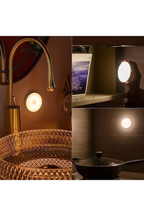 Hareket Sensörlü Şarjlı Led Aydınlatma Oda Mutfak Salon Dolap Merdiven Işıklandırma - 1